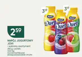 Chata Polska Jovi duet napój jogurtowy o smaku banan-truskawka 350 g oferta