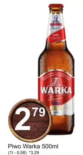 Hitpol Warka classic piwo jasne 500 ml oferta