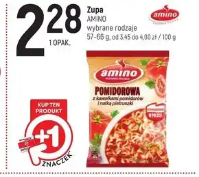 Intermarche Amino zupa błyskawiczna pomidorowa z kawałkami pomidorów i natką pietruszki 61 g oferta