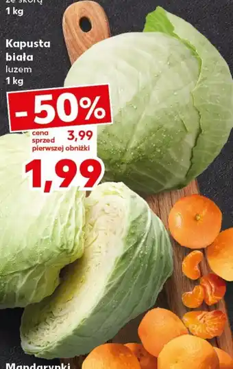 Kaufland Kapusta biała 1kg oferta