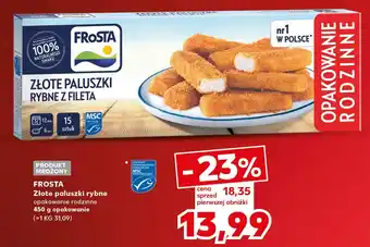 Kaufland FROSTA Złote paluszki rybne 450g oferta