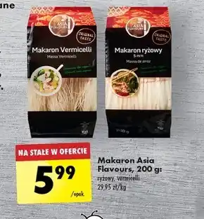 Biedronka Makaron ryżowy asia flavours oferta