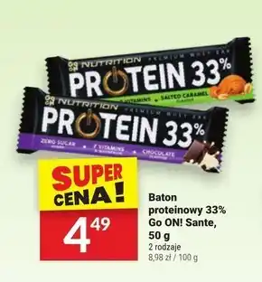 Twój Market Sante go on protein 33% baton o smaku czekoladowym 50 g oferta