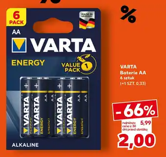 Kaufland VARTA Baterie AA 6 sztuk oferta