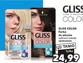 Kaufland Schwarzkopf gliss color farba do włosów chłodny brąz 5-1 oferta