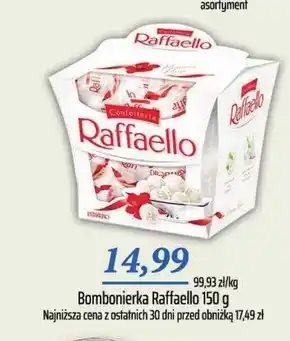 Społem Raffaello chrupiący wafelek z kokosem i całym migdałem w środku 150 g oferta