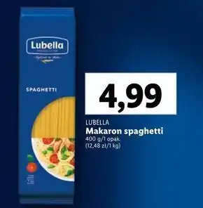 Lidl Lubella makaron spaghetti 400 g oferta