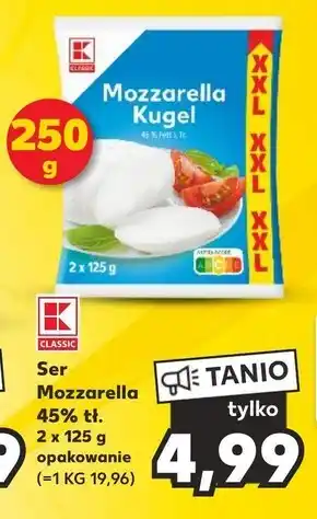 Kaufland Mozzarella k-classic oferta