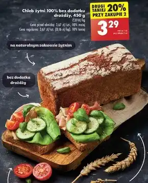 Biedronka Chleb żytni oferta
