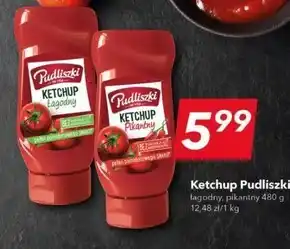 Lewiatan Pudliszki ketchup łagodny 480 g oferta
