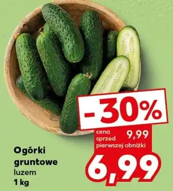 Kaufland Ogórki gruntowe 1 kg oferta