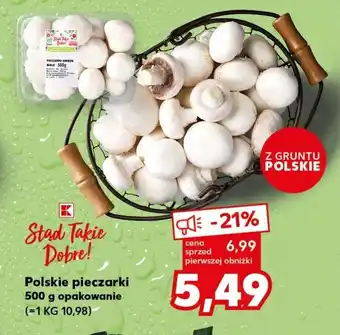 Kaufland Polskie pieczarki 500 g oferta