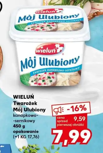 Kaufland WIELUŃ Twarożek Moj Ulubiony 450g oferta