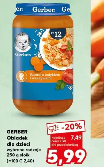 Kaufland GERBER Obiadek dla dzieci 250 g oferta