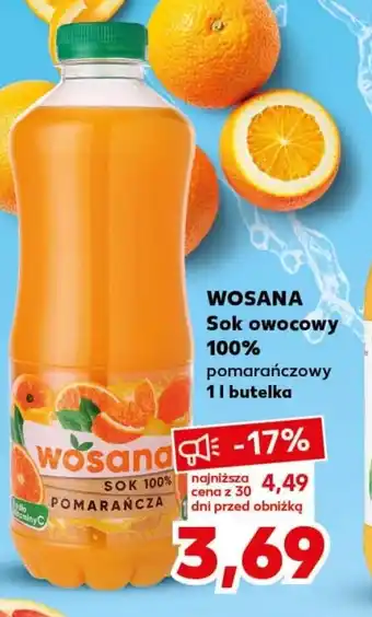Kaufland WOSANA Sok owocowy 100% 1l oferta