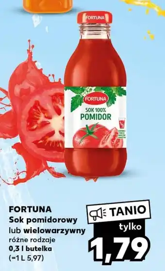 Kaufland FORTUNA Sok pomidorowy lub wielowarzywny 0,3 l oferta