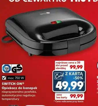 Kaufland SWITCH ON Opiekacz do kanapek oferta