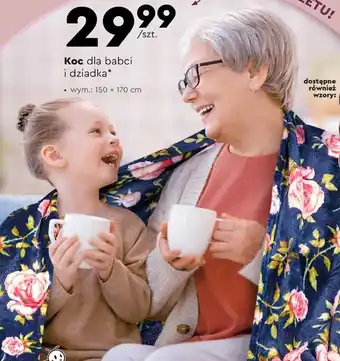 Biedronka Koc dla babci i dziadka oferta