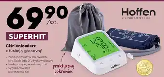 Biedronka Hoffen Ciśnieniomierz z funkcją głosową oferta