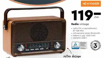 HHYKKER Radio vintage