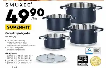 SMUKEE Garnek z pokrywką 1kg
