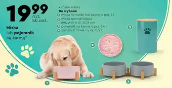 Biedronka Miska lub pojemnik na karmę oferta