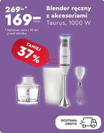 Biedronka Blender ręczny z akcesoriami Taurus oferta