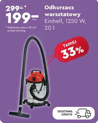 Biedronka Odkurzacz warsztatowy Einhell oferta