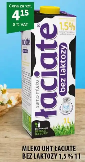 Eurocash Cash & Carry MLEKO UHT ŁACIATE BEZ LAKTOZY 1,5% 1 l oferta