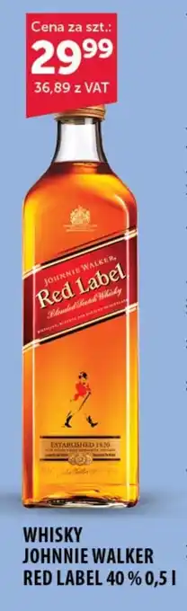 Eurocash Cash & Carry WHISKY JOHNNIE WALKER RED LABEL 40% 0,5 l oferta