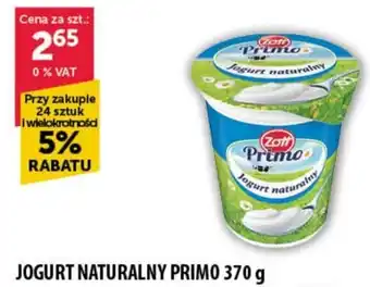 Eurocash Cash & Carry JOGURT NATURALNY PRIMO 370 g oferta