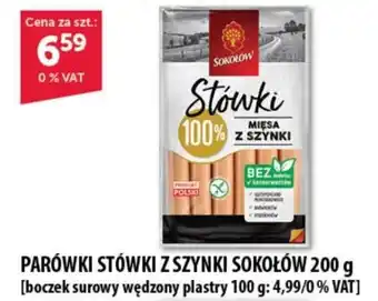 Eurocash Cash & Carry PARÓWKI STÓWKI Z SZYNKI SOKOŁÓW 200 g oferta