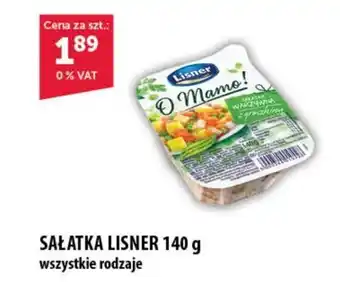 Eurocash Cash & Carry SAŁATKA LISNER 140 g oferta