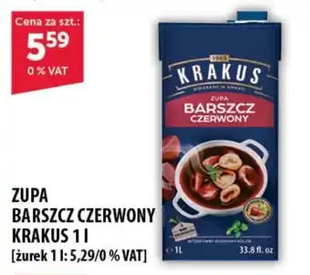 Eurocash Cash & Carry ZUPA BARSZCZ CZERWONY KRAKUS 1 l oferta