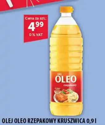 Eurocash Cash & Carry OLEJ OLEO RZEPAKOWY KRUSZWICA 0,9 l oferta