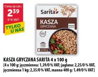 KASZA GRYCZANA SARITA 4 x 100 g