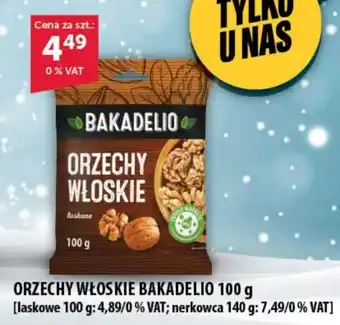 Eurocash Cash & Carry ORZECHY WŁOSKIE BAKADELIO 100 g oferta