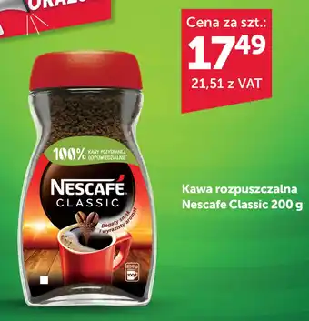 Eurocash Cash & Carry Kawa rozpuszczalna Nescafe Classic 200 g oferta