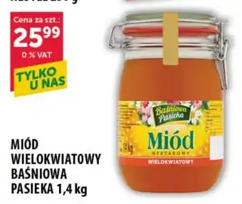Eurocash Cash & Carry MIÓD WIELOKWIATOWY BAŚNIOWA PASIEKA 1,4 kg oferta