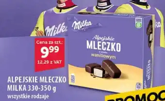 Eurocash Cash & Carry ALPEJSKIE MLECZKO MILKA 330-350 g oferta