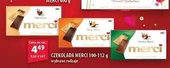 Eurocash Cash & Carry CZEKOLADA MERCI 100-112 g oferta