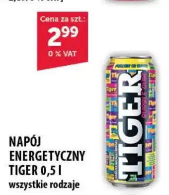 Eurocash Cash & Carry NAPÓJ ENERGETYCZNY TIGER 0,5 l oferta