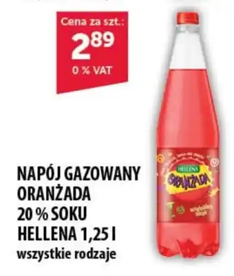 Eurocash Cash & Carry NAPÓJ GAZOWANY ORANZADA 20% SOKU HELLENA 1,25 l oferta