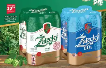 Eurocash Cash & Carry PIWO ZATECKY 4 x 0,5 l oferta