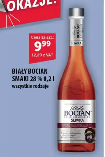 Eurocash Cash & Carry BIAŁY BOCIAN SMAKI 28 % 0,2 l oferta