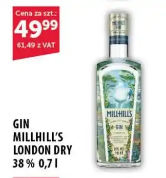 Eurocash Cash & Carry GIN MILLHILL'S LONDON DRY 38% 0,7 l oferta