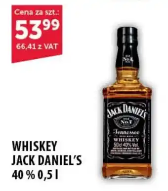 Eurocash Cash & Carry WHISKEY JACK DANIEL'S 40% 0,5 l oferta