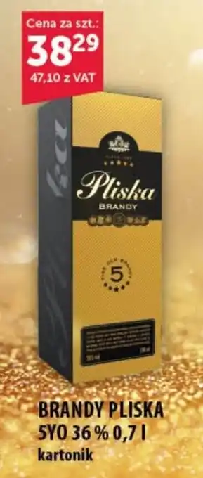 Eurocash Cash & Carry BRANDY PLISKA 5Y0 36% 0,7 l oferta