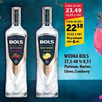 Eurocash Cash & Carry WÓDKA BOLS 37,5-40 % 0,5 l oferta