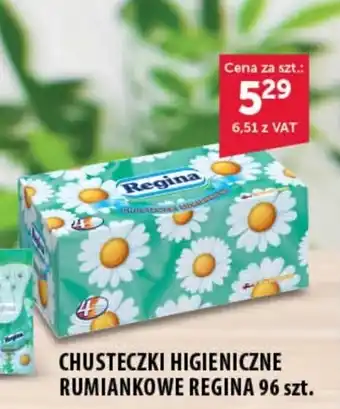 Eurocash Cash & Carry CHUSTECZKI HIGIENICZNE RUMIANKOWE REGINA 96 szt. oferta